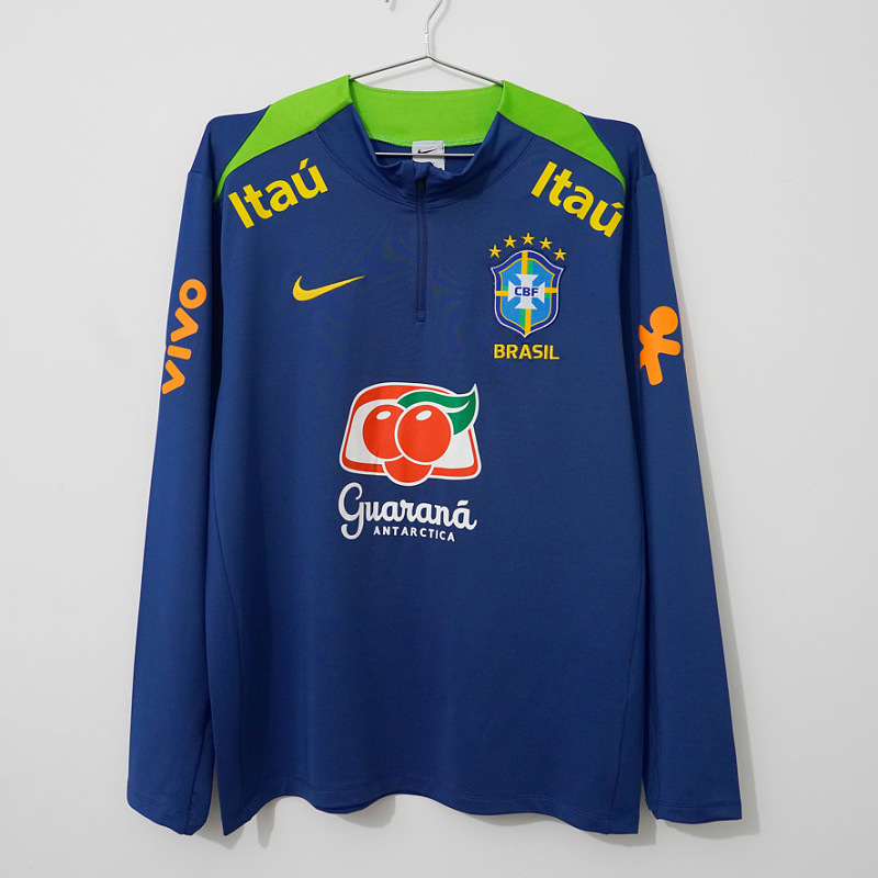 Brasile Brazil Dri-FIT Strike Drill Top Navy