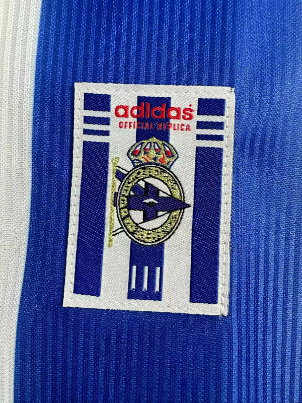 La Coruna 99/00 La Coruna Home Long Sleeve Retro 2