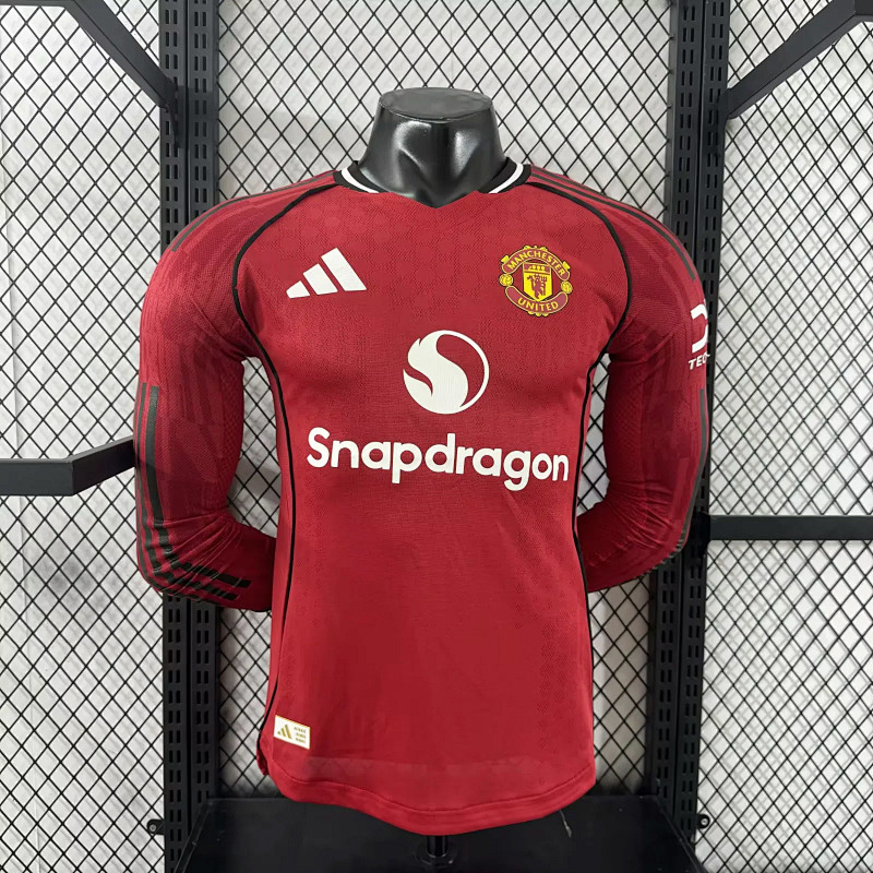 Manchester United 25/26 Manchester United Home Long Sleeve Player 2