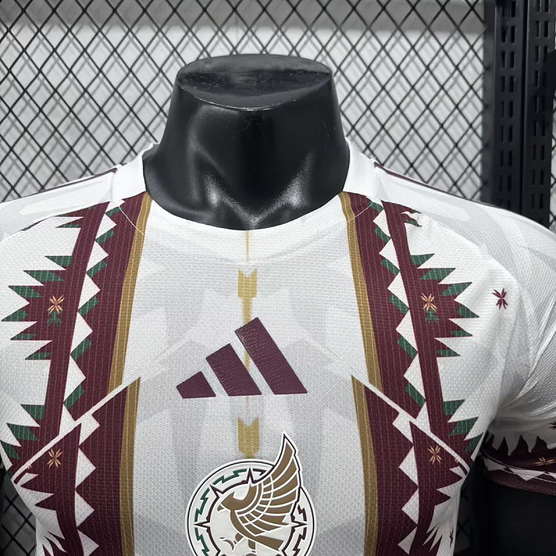 Messico Mexico White Maroon Player 3