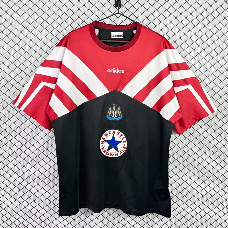 Newcastle 95/96 Newcastle United Black Red White Training Jersey