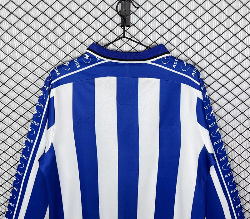 Alaves Long 98/99 Alaves Home Long Sleeve Retro 2