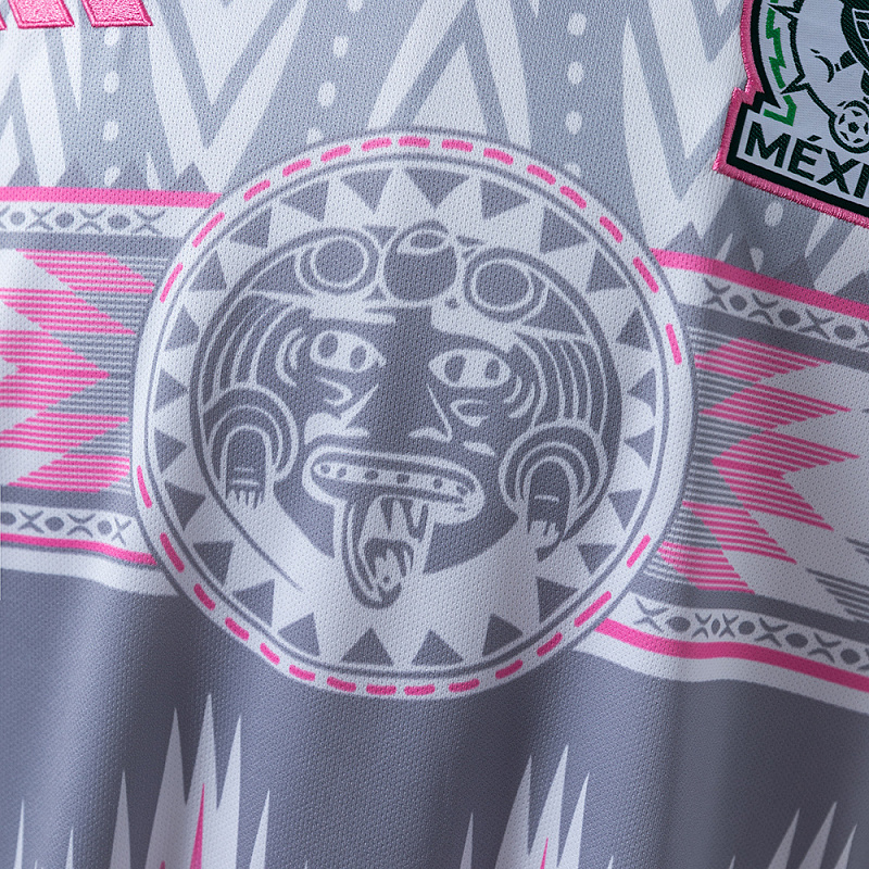Messico Mexico Special Version White Grey Pink Jersey 5