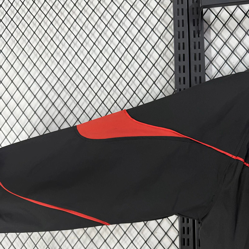 Brasile Brazil Black Red Anthem Windbreaker 3