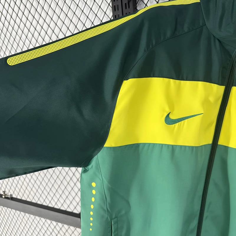 Brasile Brazil Green Windbreaker 4