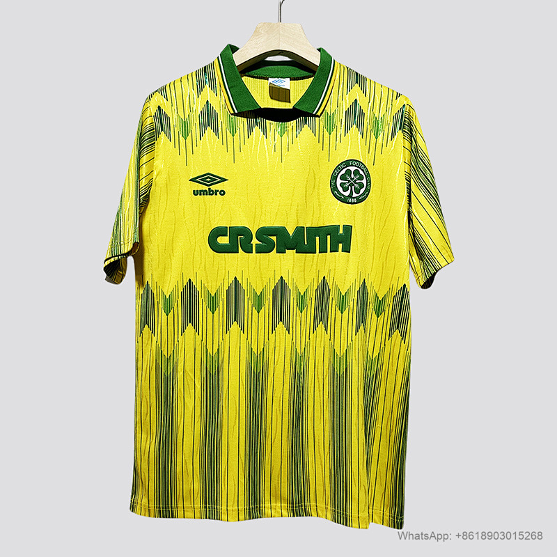Celtic soccer 89/91 Celtic away retro size S-2XL