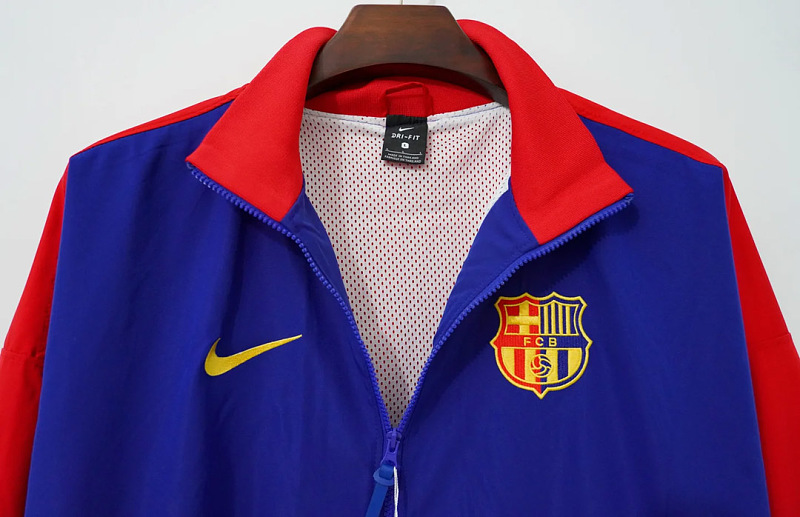 Barcelona 24/25 Barcelona Blue Red Windbreaker 4