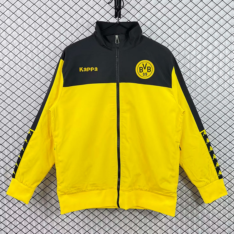 Borussia Dortmund 11/12 BVB Dortmund Yellow Retro Windbreaker