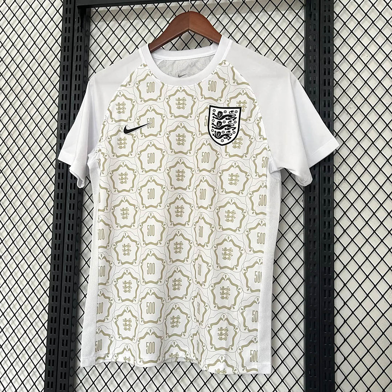 Inghilterra England Lionesses 500th Game Special Version White