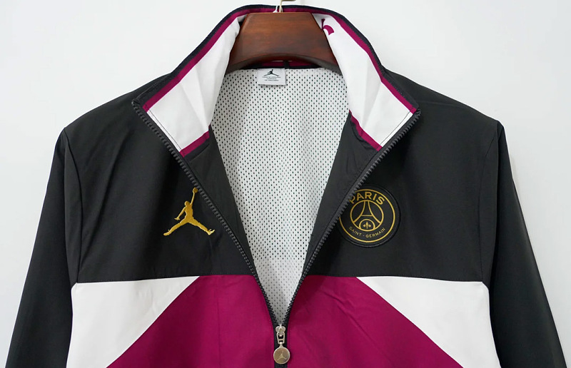 PSG 24/25 PSG Purple Black Windbreaker 6