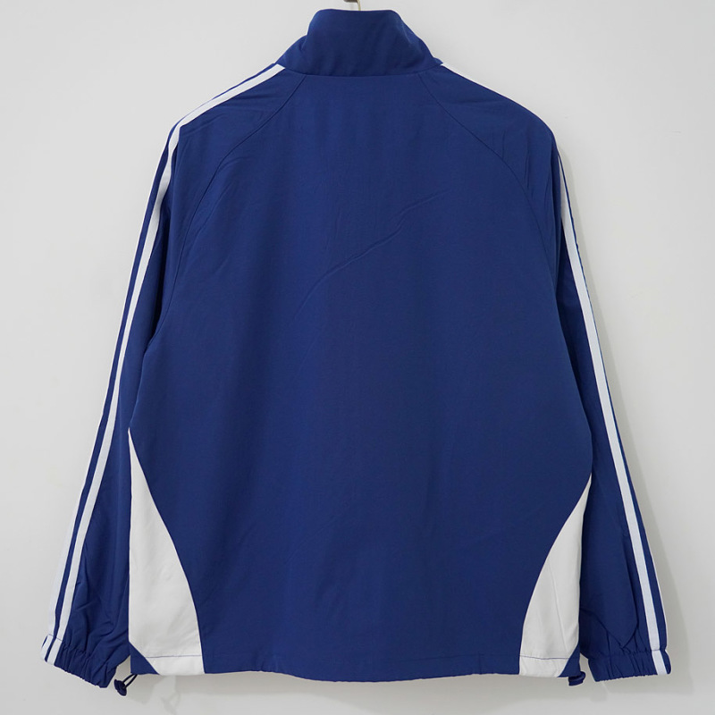 Real Madrid 10/11 Real Madrid Blue White Windbreaker 8