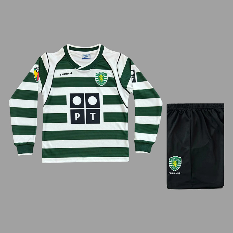 Lisbon Long 02/03 Lisbon Home Long Sleeve Kids Retro Size 16-28