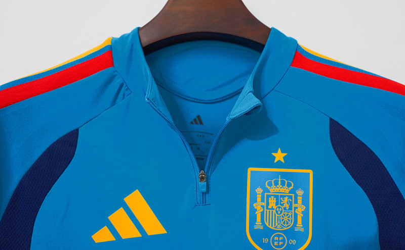 Spagna Spain Tiro Blue Training Top 10