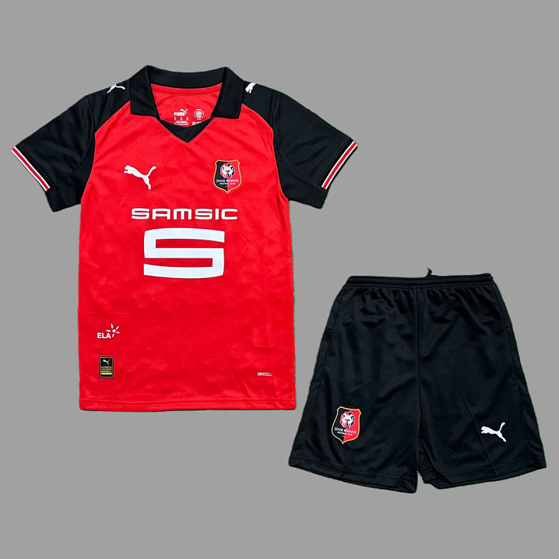 Rennes 25/26 Stade Rennais Home Kids Size 16-28