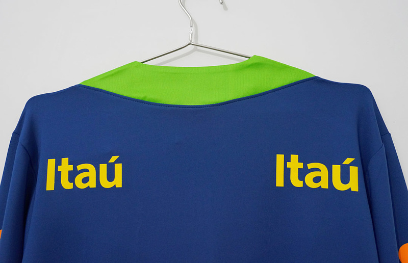 Brasile Brazil Dri-FIT Strike Drill Top Navy 5