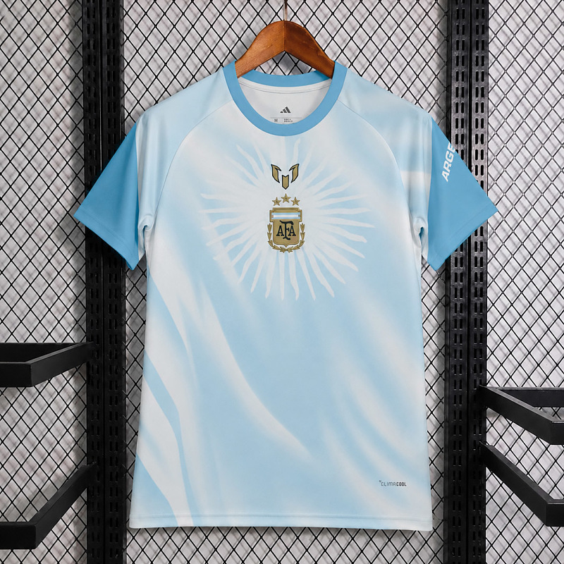Argentina Argentina Messi Signature Pre-Match Jersey