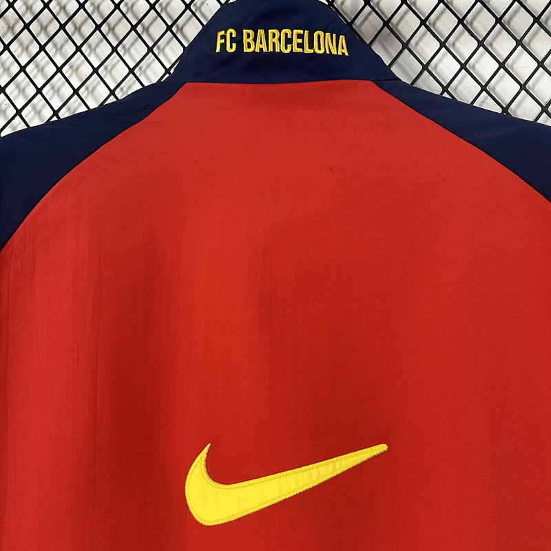 Barcelona 98/00 Barcelona White Blue Track Jacket 3
