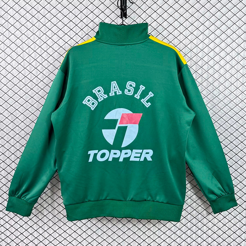Brasile Brazil Green Yellow Windbreaker 5