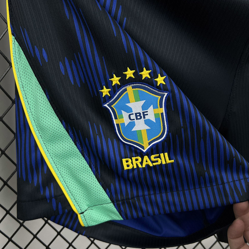 Brasile Brazil Away Soccer Shorts 3