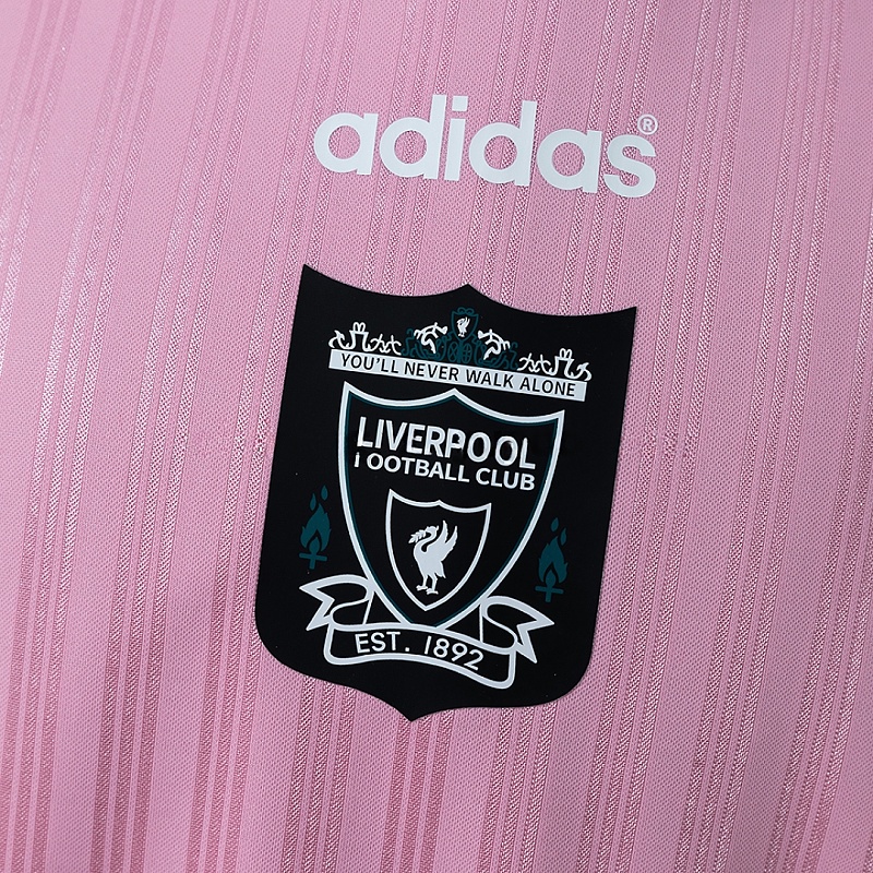 Liverpool 95/96 Liverpool Light Pink Polyester Shirt 4