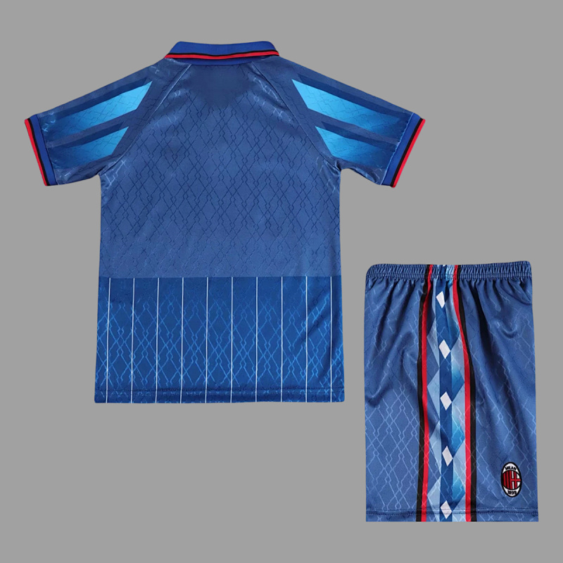 Milan 95/96 AC Milan Fourth Kids Retro Size 16-28 2