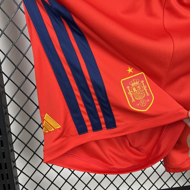 Spagna Spain Home Soccer Shorts 2
