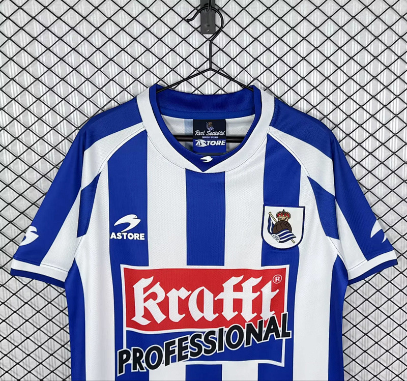 Real Sociedad 02/03 Real Sociedad Home Retro 2
