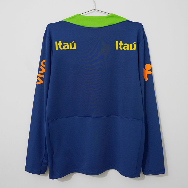 Brasile Brazil Dri-FIT Strike Drill Top Navy 8