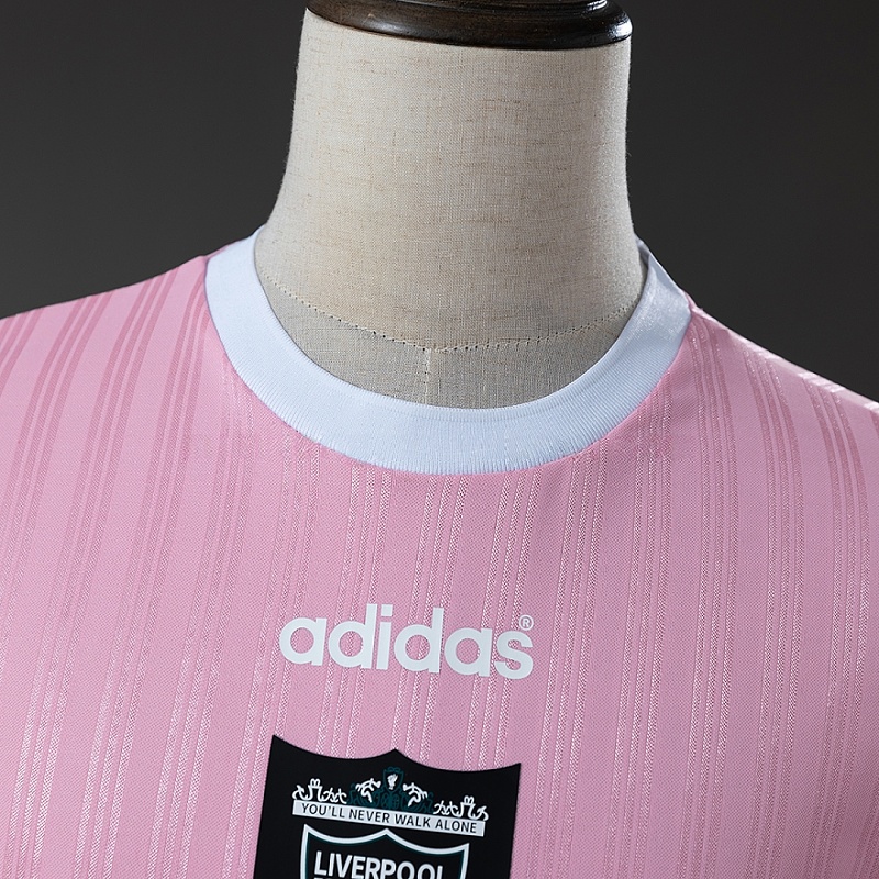 Liverpool 95/96 Liverpool Light Pink Polyester Shirt 2