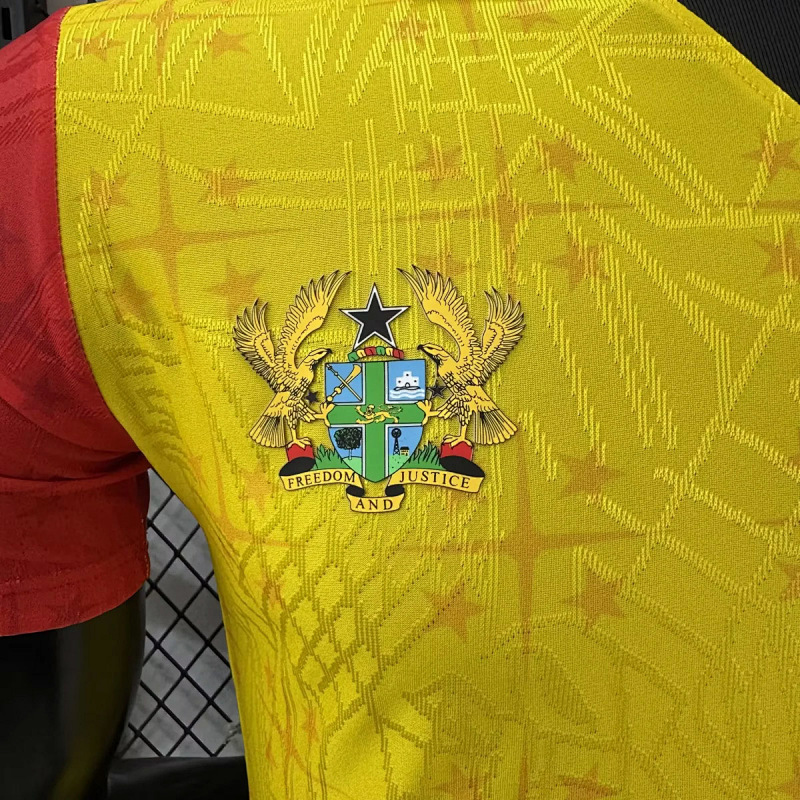 Nazionale Ghana Coat Of Arms Yellow Player 3