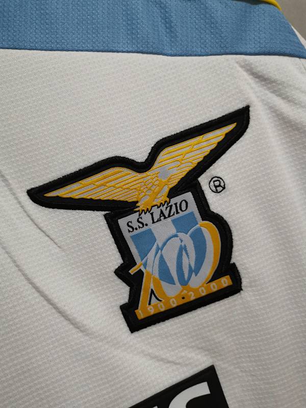 Lazio 00/01 Lazio Centenary Retro Jersey 7