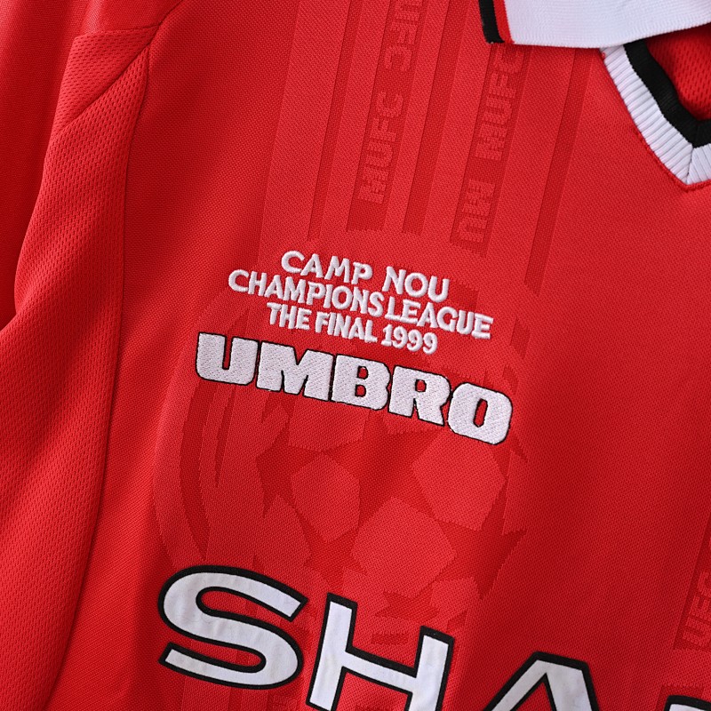 Manchester United 98/99 Manchester United Champions League Final Long Sleeve Retro 4