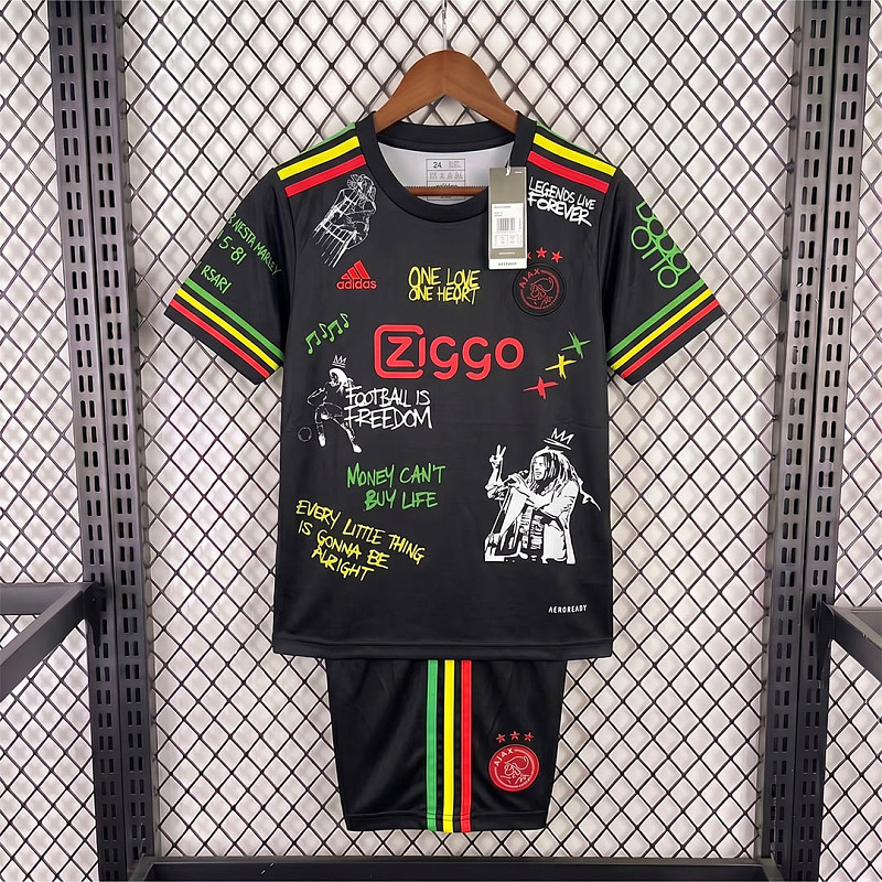Ajax 21/22 Ajax Bob Marley Black Kids Size 16-28