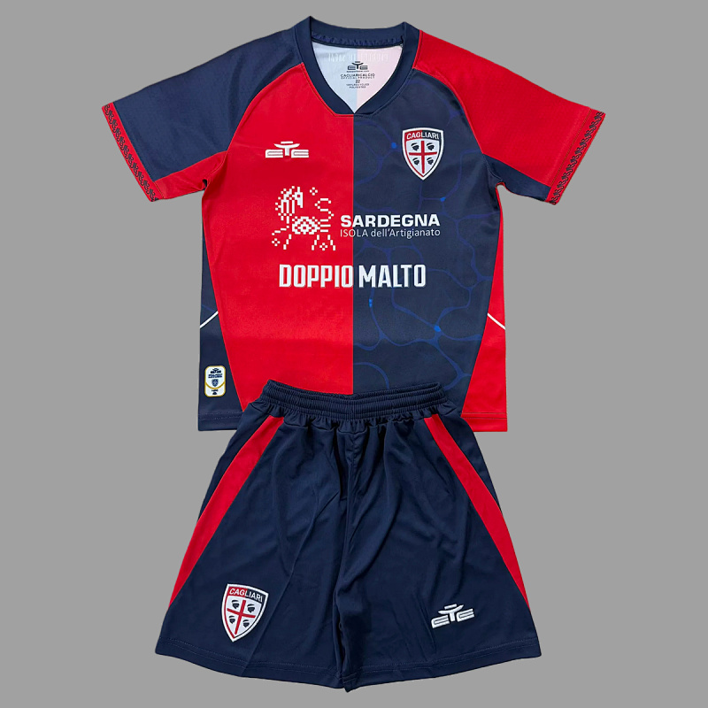 Cagliari 25/26 Cagliari Home Kids Size 16-28