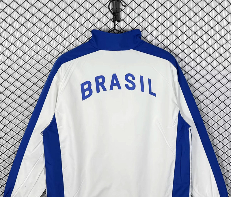 Brasile Brazil White Track Jacket 3