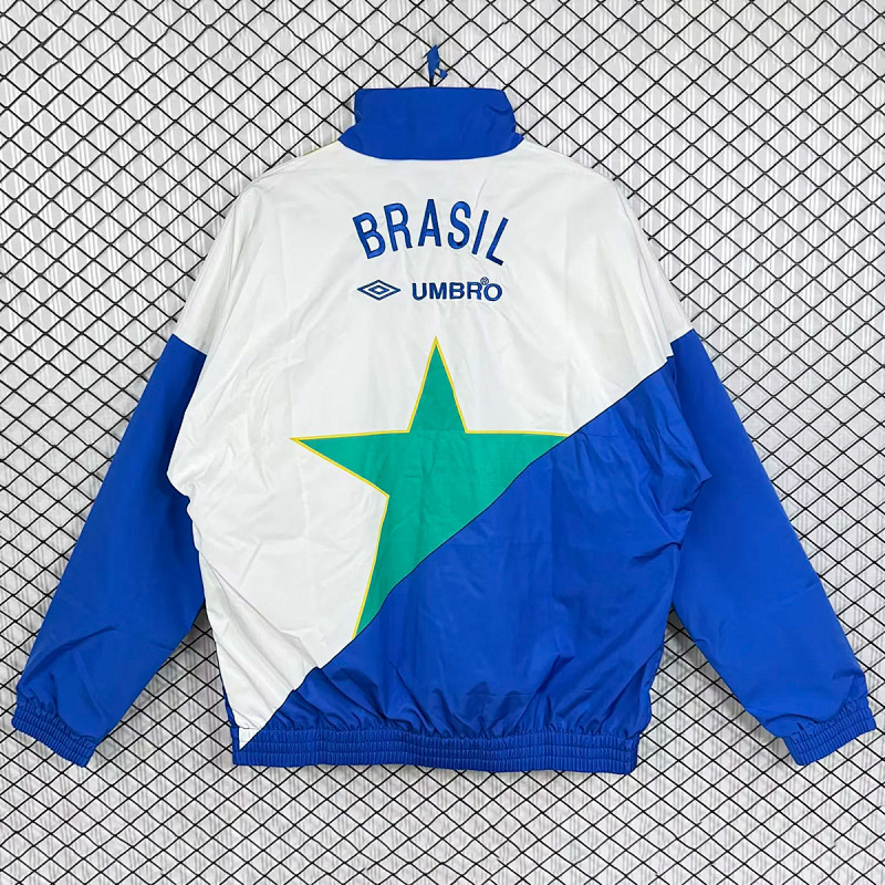 Brasile 93/94 Brazil Blue Yellow Track Jacket 8