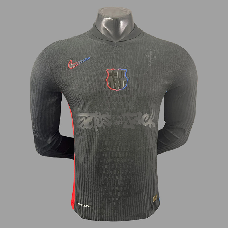 Barcelona 24/25 Barcelona Away Travis Scott Player Edition Long Sleeve