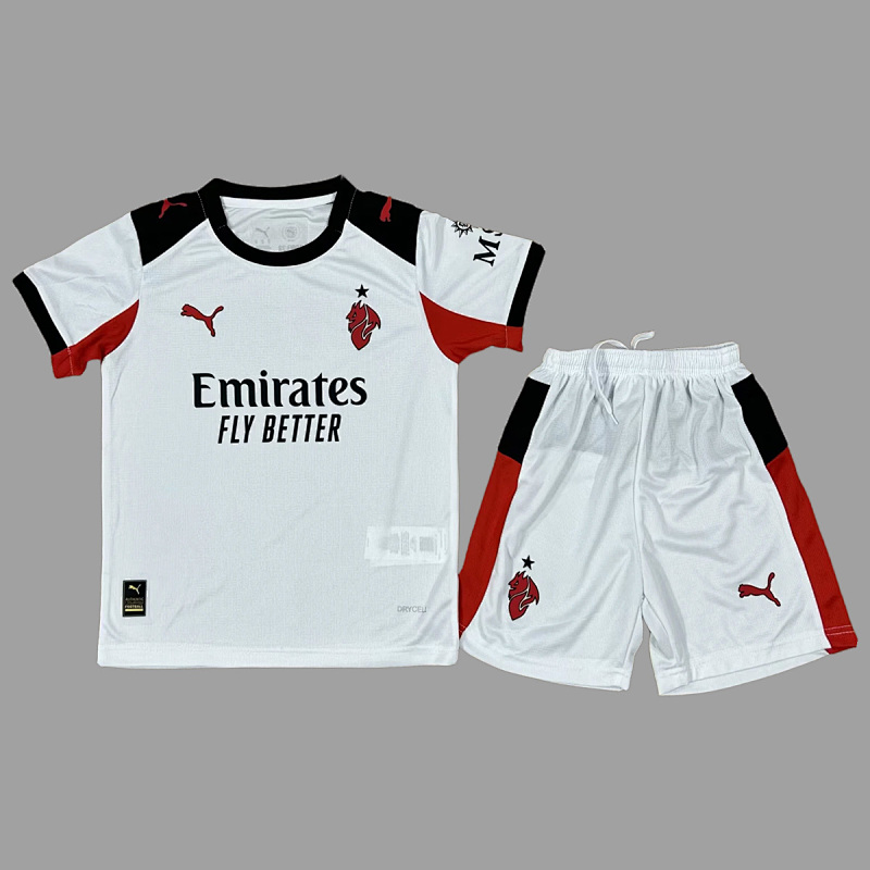 Milan 25/26 AC Milan Away Kids Size 16-28