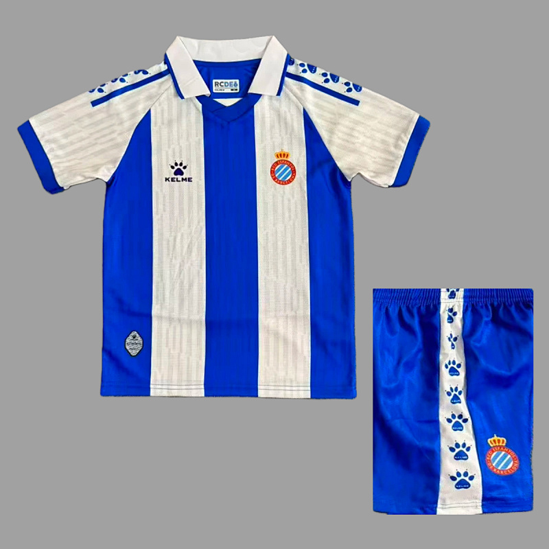 Espanyol Soccer 25/26 Espanyol Home Kids Size 16-28