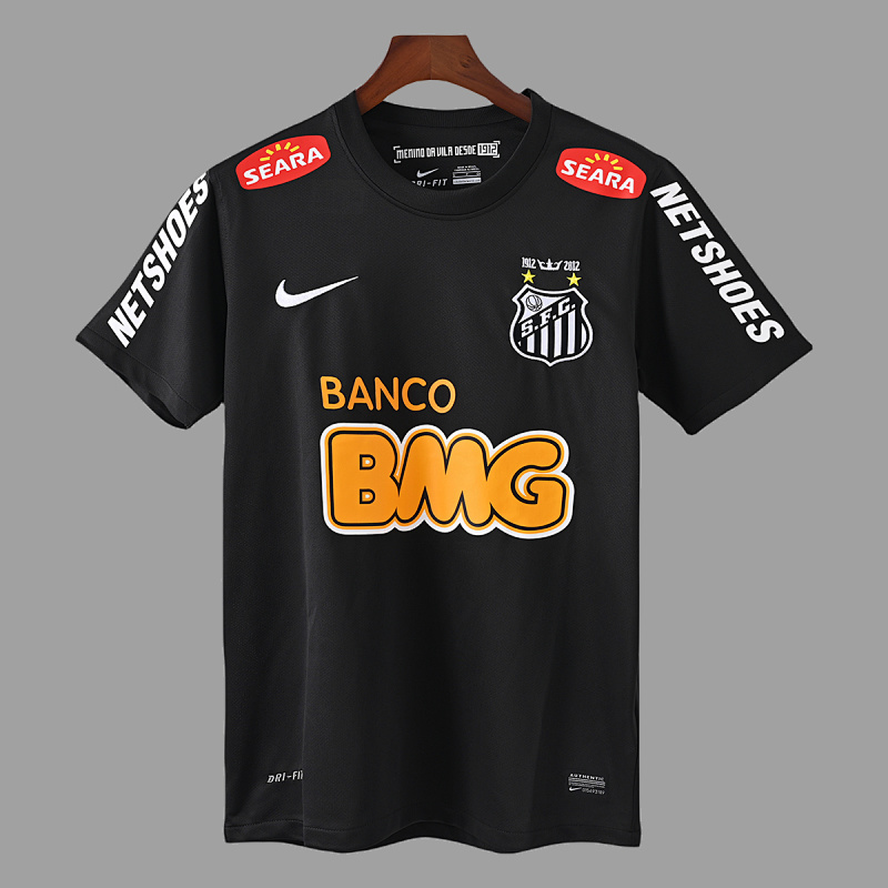 Santos Santos Neymar Special Version With Sleeve Sponsor Retro