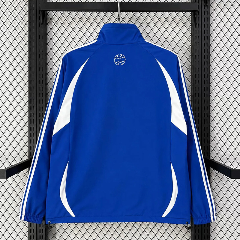 Nazionale Greece Teamgeist White Blue Windbreaker 5