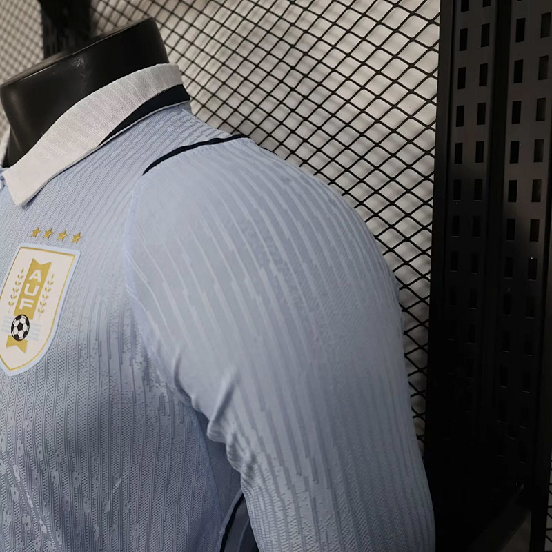 Uruguay Uruguay Home Long Sleeve Player 7