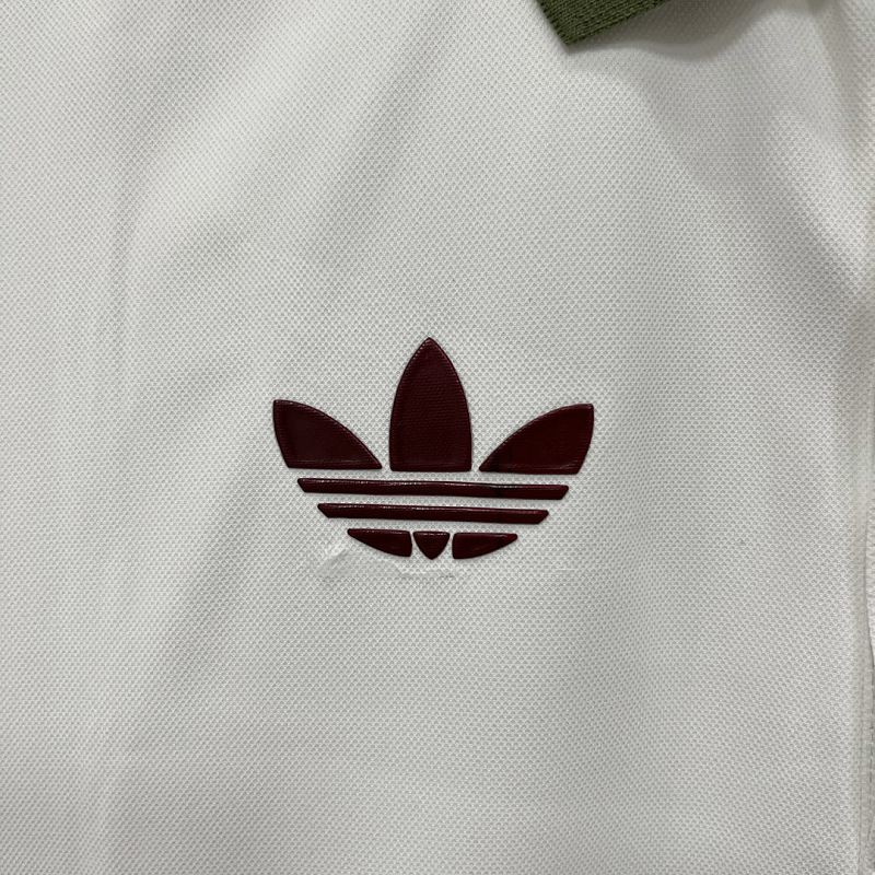 Spagna Spain White Dark Green Red Polo 6