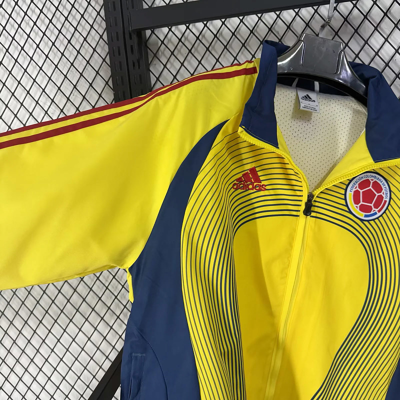 Colombia Colombia Retro Yellow Blue Windbreaker 4