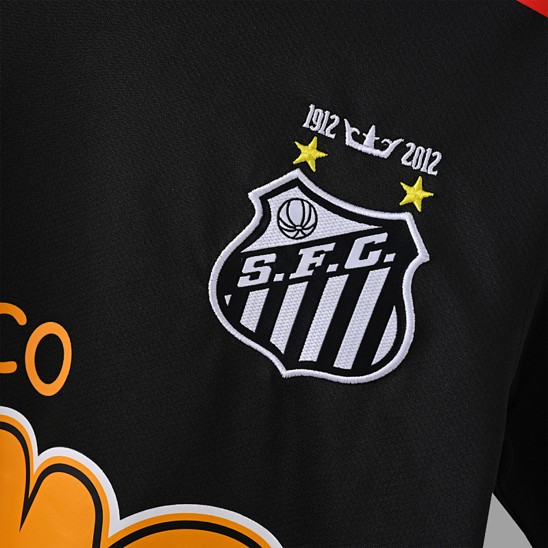 Santos Santos Neymar Special Version With Sleeve Sponsor Retro 5