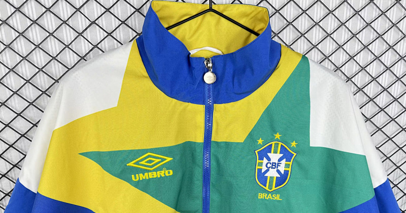 Brasile 93/94 Brazil Blue Yellow Track Jacket 4