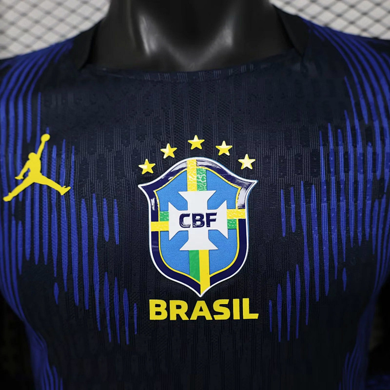 Brasile Brazil Away Player Long Sleeve 8