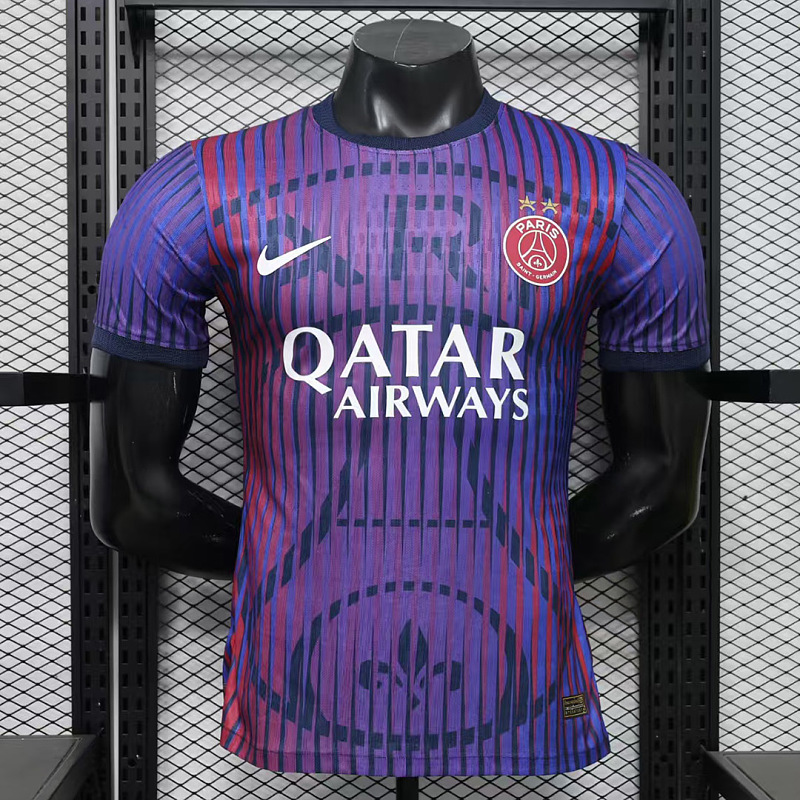 PSG 26/27 Paris Saint-Germain Pre-Match Away Player Purple