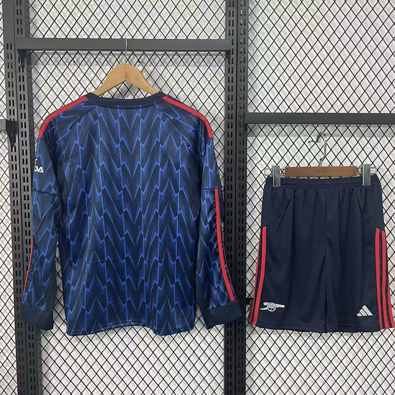 Arsenal 25/26 Arsenal Away Long Sleeve Kids Size 16-28 2