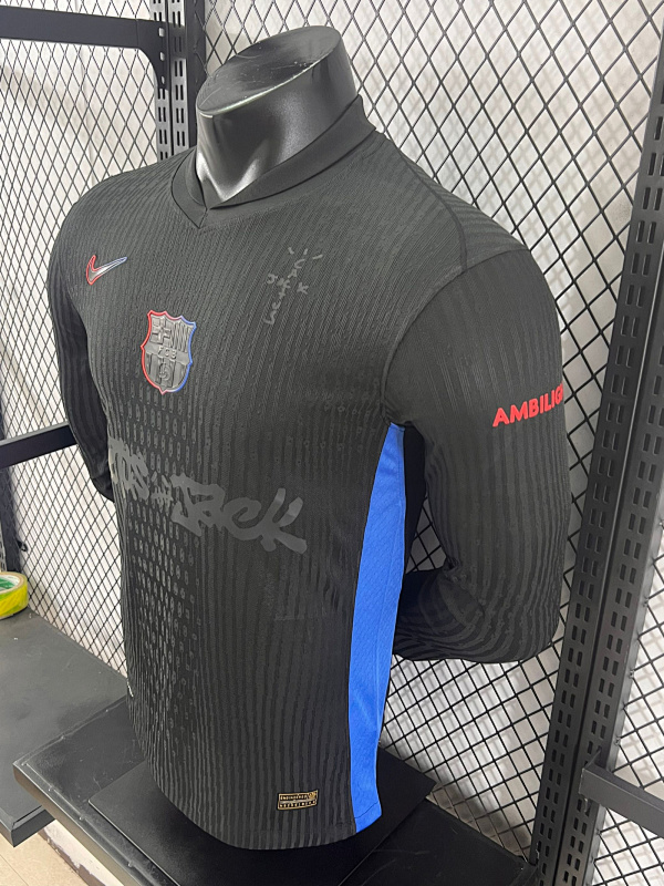 Barcelona 24/25 Barcelona Away Travis Scott Player Edition Long Sleeve 7